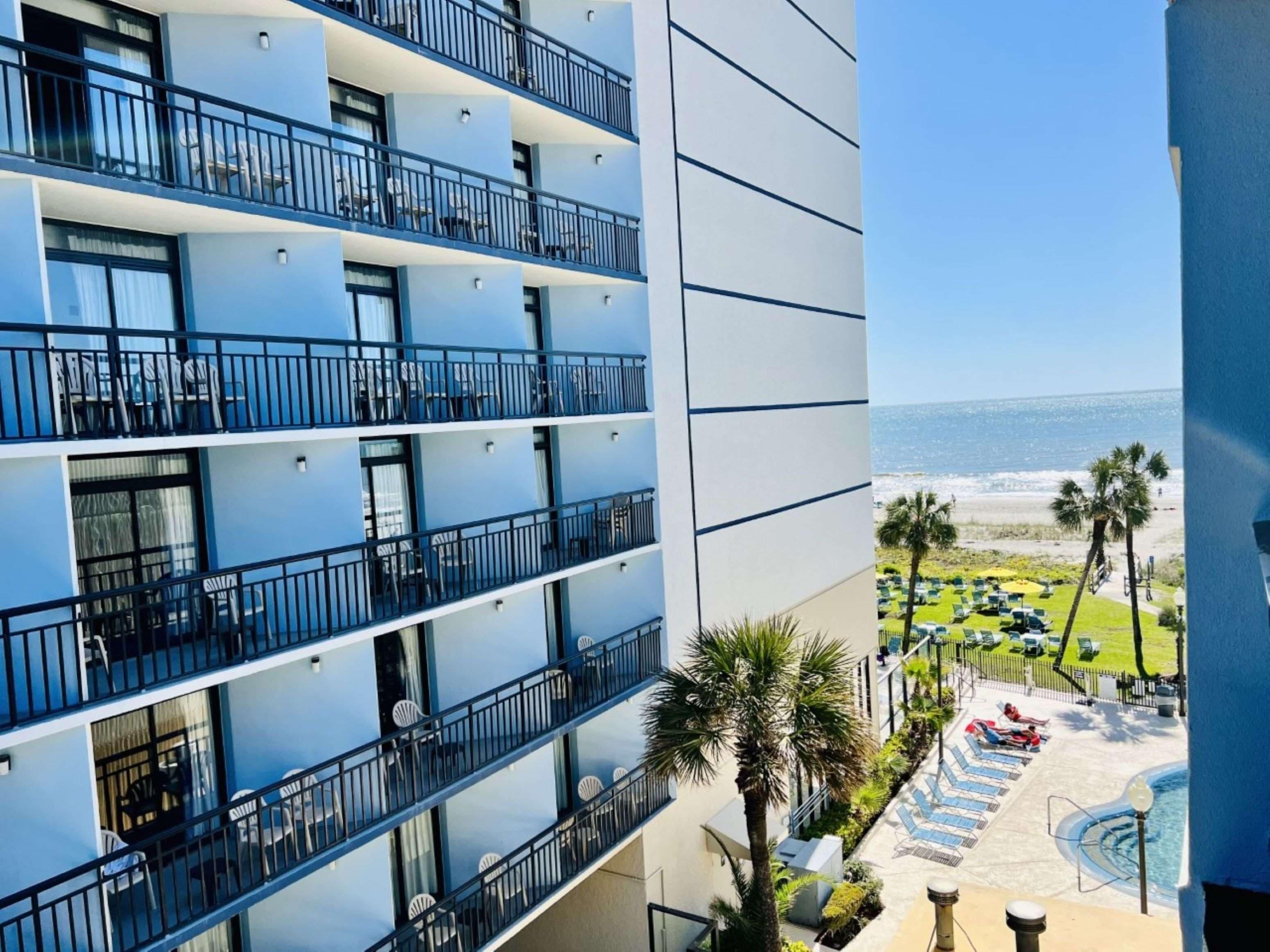 Queen Room Two Queen Beds Balcony Partial Ocean View or Non-Smoking