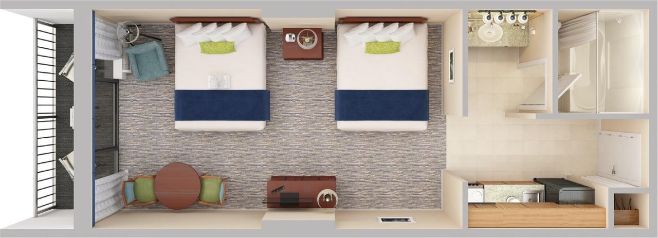 Tower Oceanfront Efficiency -  2 Queen Beds with Kitchen,1498769992:JPEG