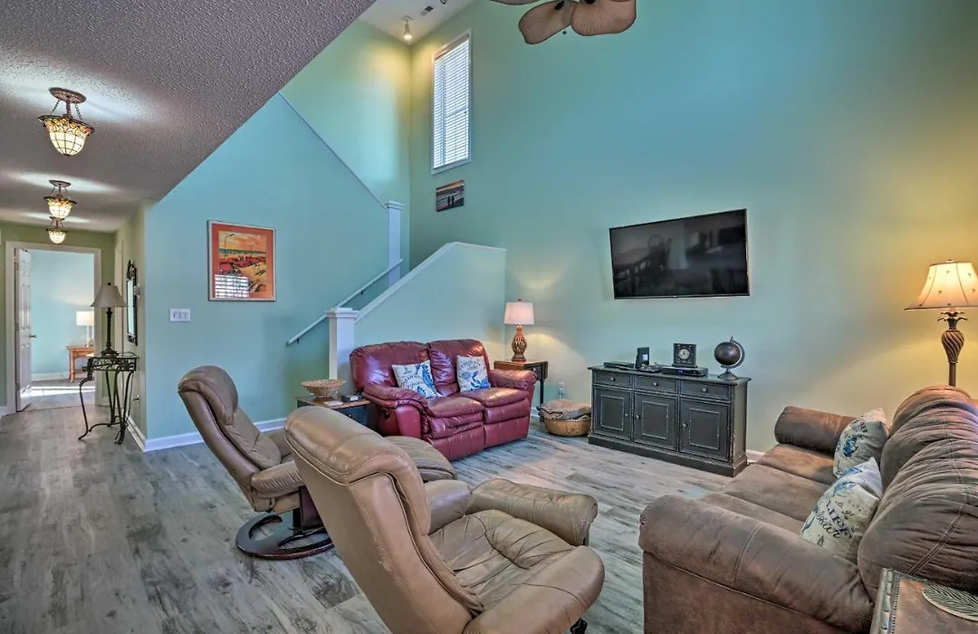 Steps To Pool And Ocean Surfside Beach Home Base!-1