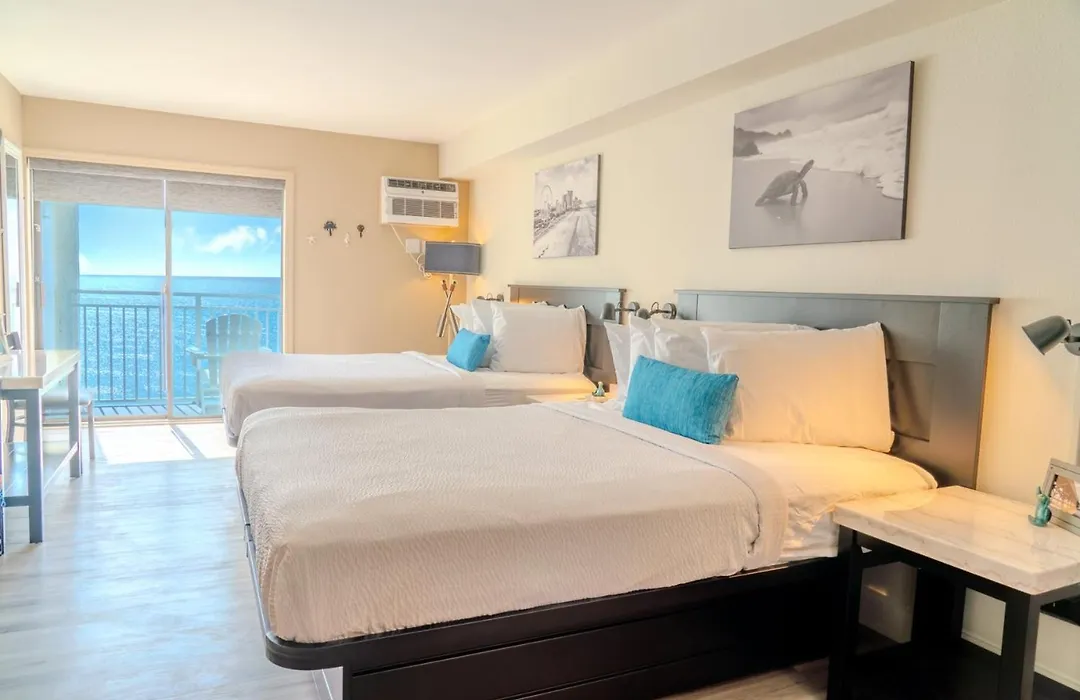Beautiful Ocean Front Double Queen Suite - Sea Mist Resort 20905 - Perfect For 2-4 Guests!-1