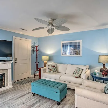 Breezy Murrells Inlet Condo W/ Deck: Walk To Beach-3