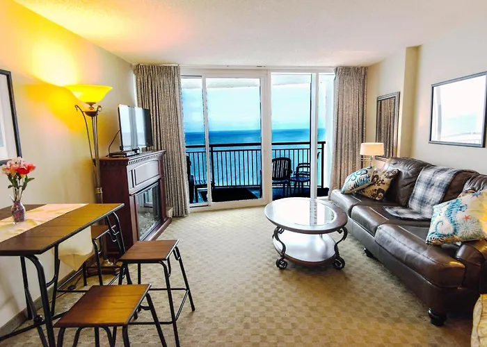 Deluxe Ocean Front One Bedroom Suite In Sandy Beach Resort Myrtle Beach
