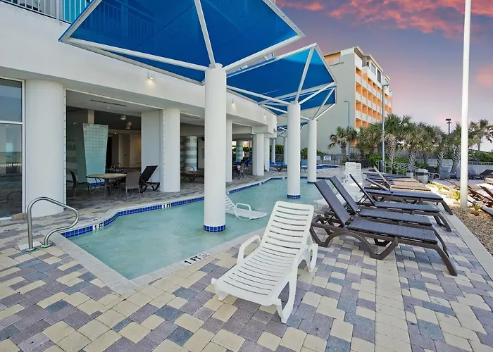 3Br Oceanfront Condo In The Heart Of Myrtle Beach!