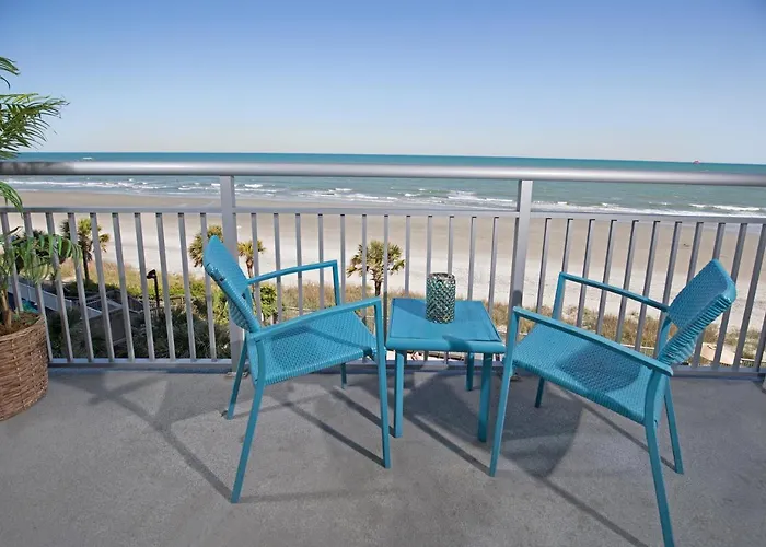 3Br Oceanfront Condo In The Heart Of Myrtle Beach!