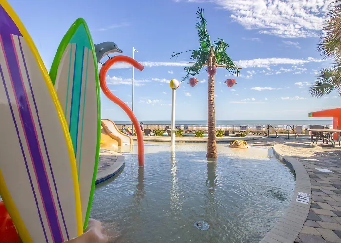 Direct Oceanfront Oceans One Resort 1603 Beautiful Condo Sleeps 6 Myrtle Beach with Pool