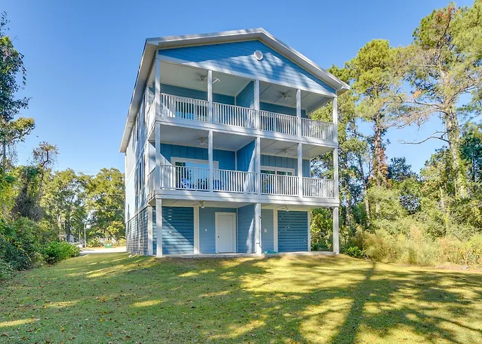 Murrells Inlet Home Half-Mi To Marsh Walk!