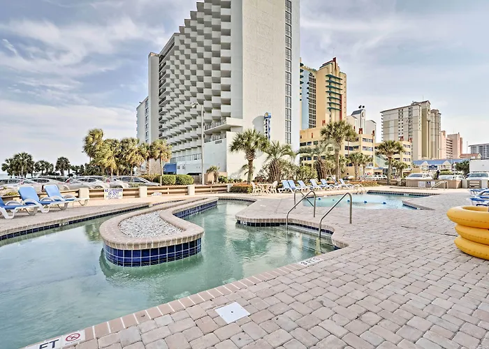 Pet friendly Steps To Ocean: Bluewater Resort Condo W/ Perks Myrtle Beach