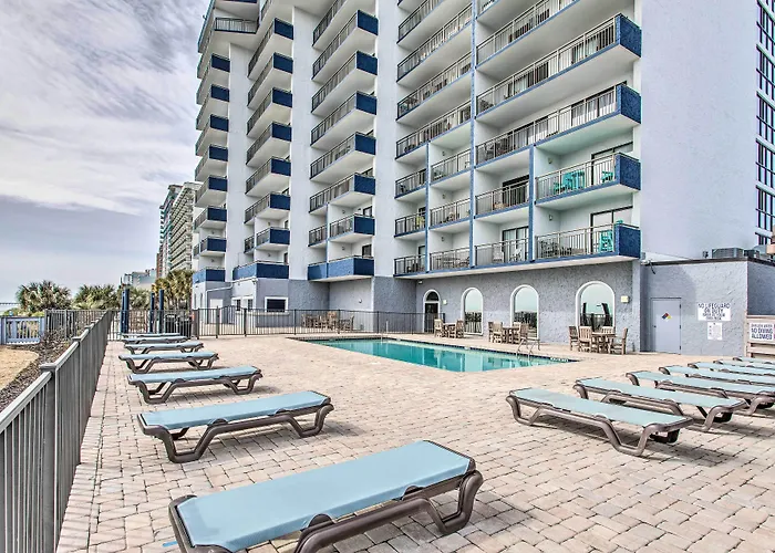 Pet friendly Steps To Ocean: Bluewater Resort Condo W/ Perks Myrtle Beach