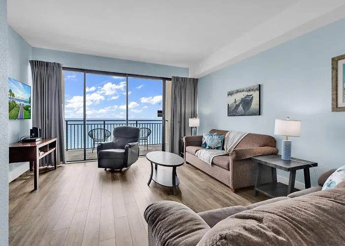 Scenic Views From The Balcony At Ocean Forest Plaza Condos