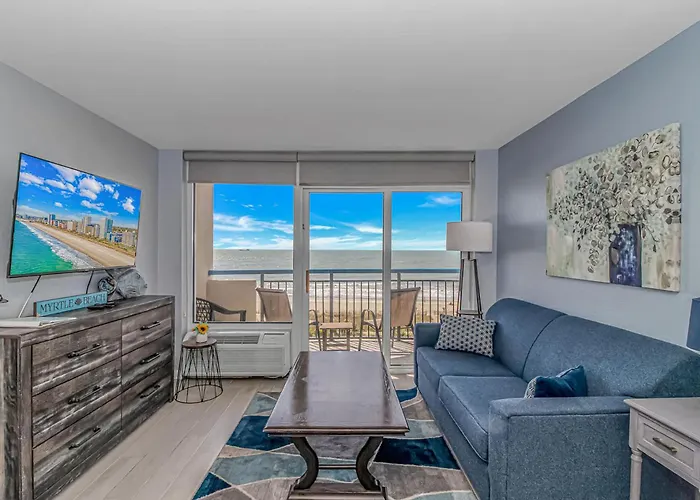 Oceanfront 1 Bedroom 2 Bath Suite Boardwalk 439 Myrtle Beach