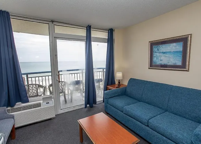 Direct Ocean Front 1 Bedroom 2 Bathrooms Boardwalk Resort Unit 539 Sleeps 8 Myrtle Beach