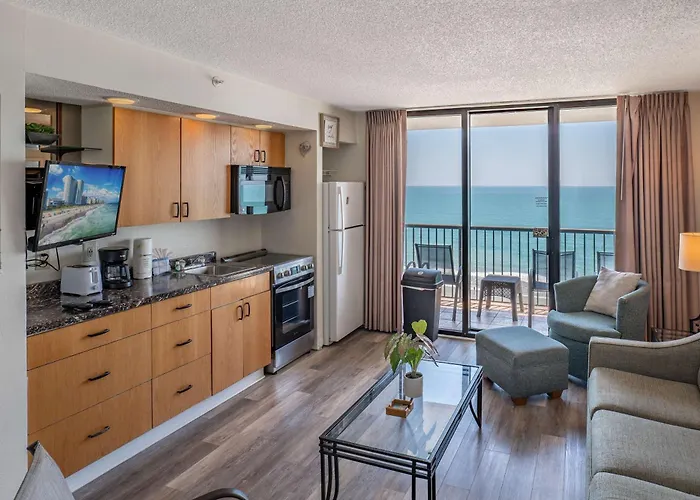 Beach Colony Resort Unit 1405 - Beautiful Oceanfront Condo - 1 Bedroom, 1 Bath - Perfect For 6!
