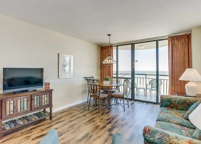 Beachfront Luxury Condo W Private Balcony At Meridian Plaza Myrtle Beach