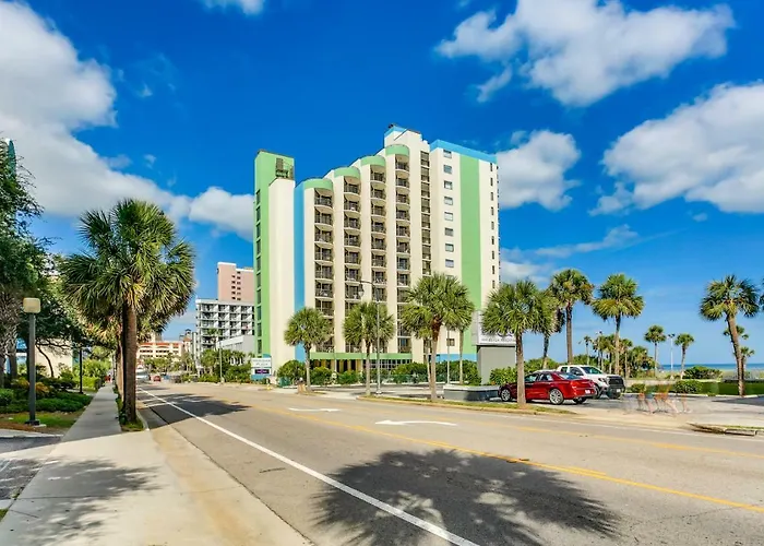 Beachfront Luxury Condo W Private Balcony At Meridian Plaza Myrtle Beach