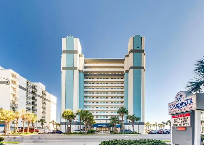 Haustierfreundliches Hosteeva Oceanfront Boardwalk Beach Resort With Balcony Myrtle Beach
