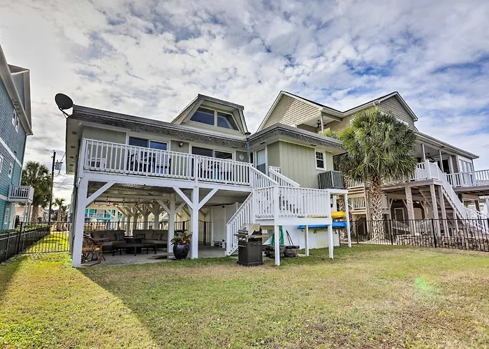 N Myrtle Beach Canalfront Cottage About 2 Mi To Pier